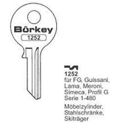 CLE DE CYLINDRE BRUTE BORKEY 1252